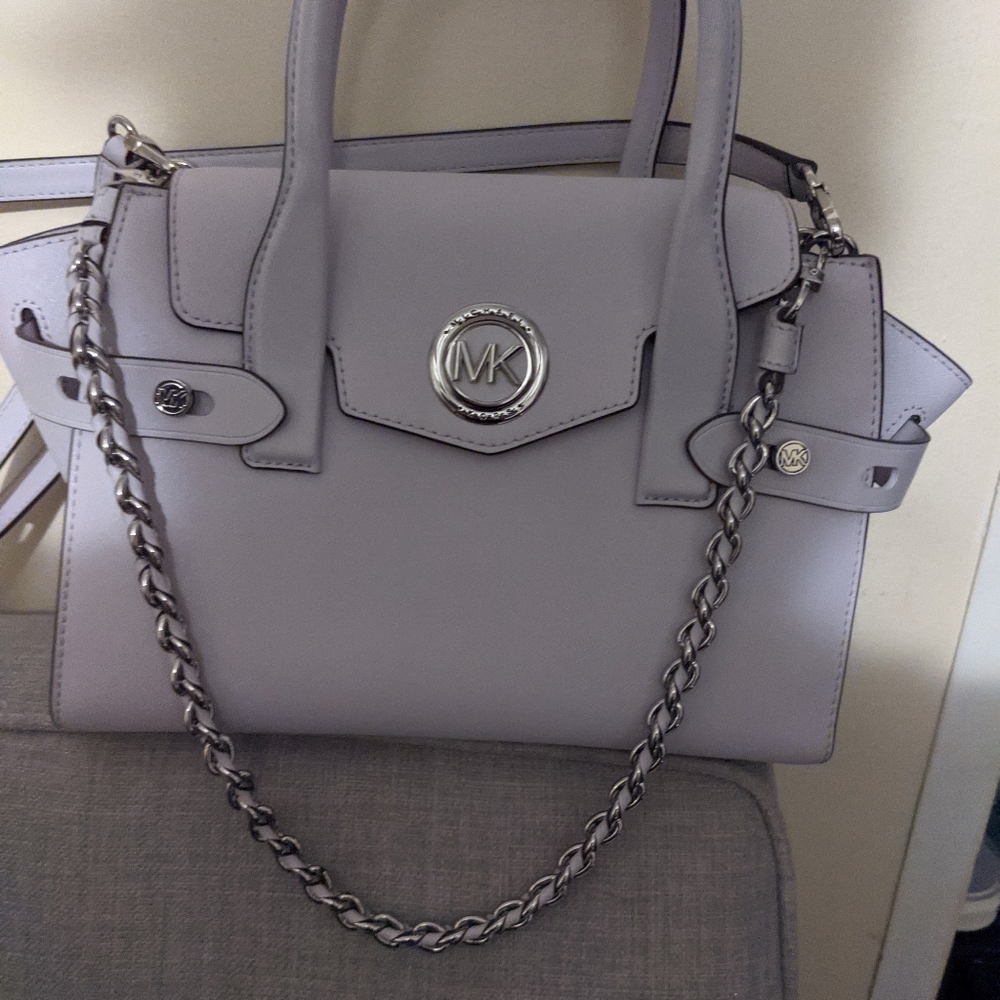 Michael Kors Carmen Lilac satchel/crossbody